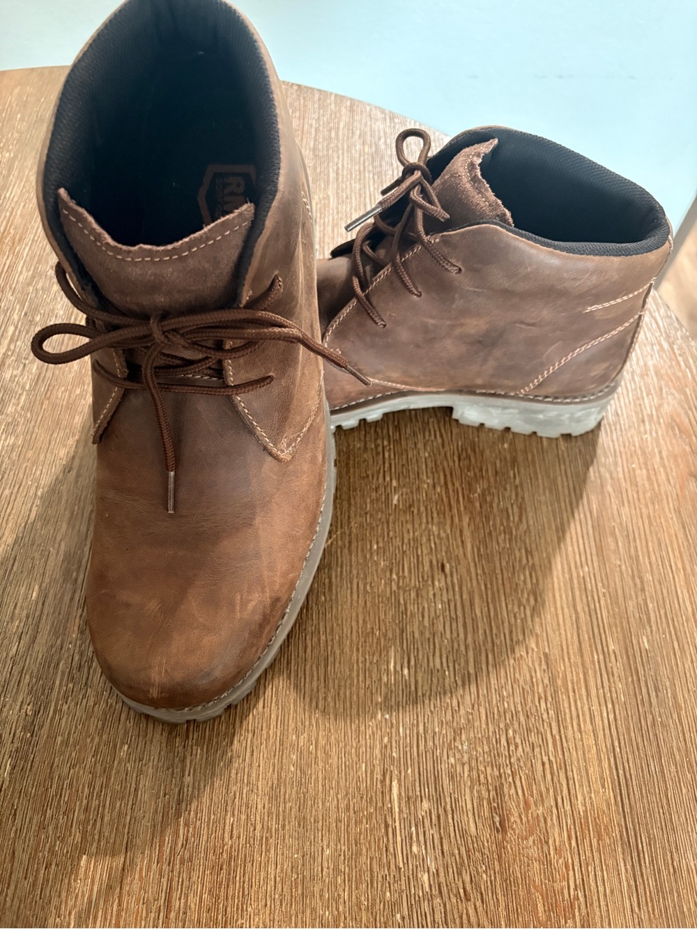 Men's Brown 5” Chukka Boots with Lace-Up Ankle Design